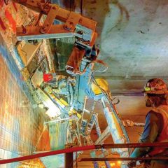 Diamond Sawing Tunnel Damaged by superstorm sandy
